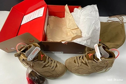 Jordan Popular Travis 9018 Scott 6 Retro 628 Khaki British DH0690- 0724